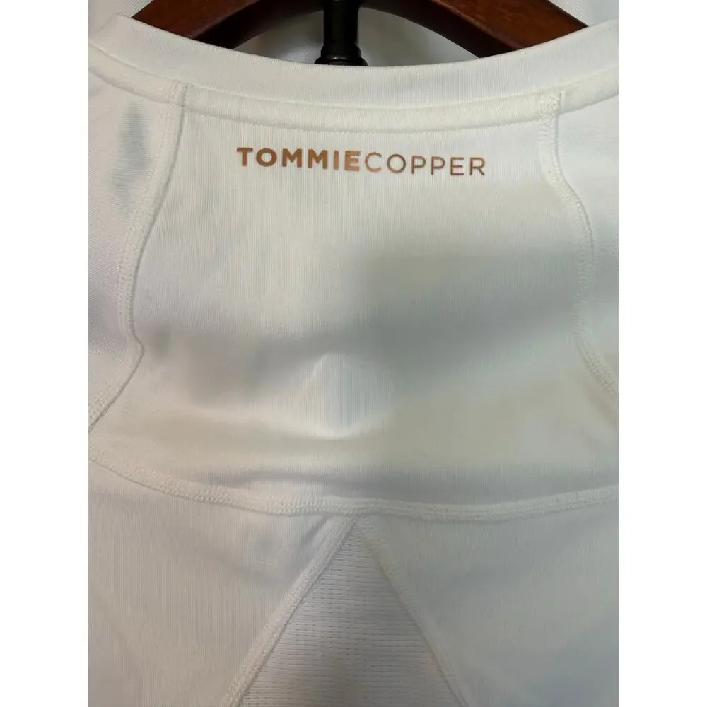 Tommie Copper Full Back Support Compression Shirt Women's S Zip Posture Top
